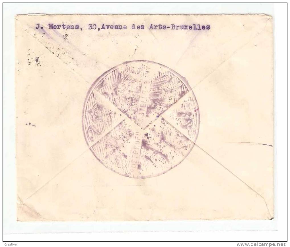 Kasteel  Van Herzele 1915 -Belgien Deutsches Reich Perf15c  Met POSTPRUFUNGSSTELLE GENT Stempel - OC26/37 Staging Zone