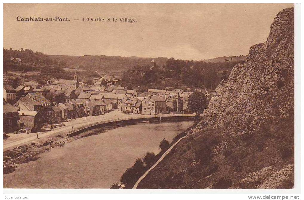 CPSM  Comblain-au-Pont  L'Ourthe Et Le Village Edit M Nivarlet  N°7 CL.LL.A - Comblain-au-Pont