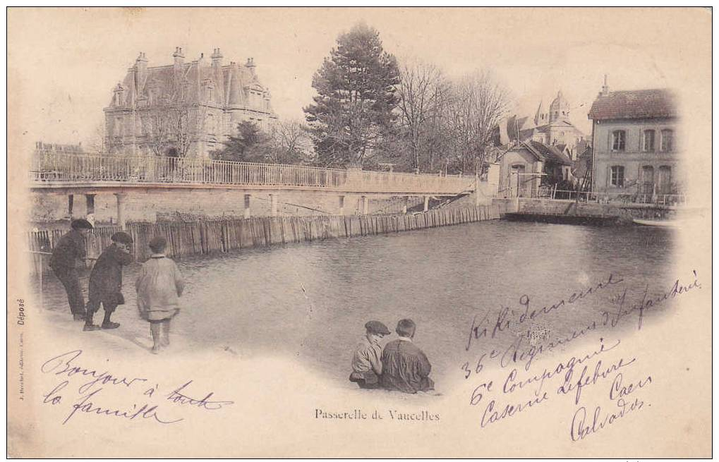 CAEN  PASSERELLE DE VAUCELLES - Caen