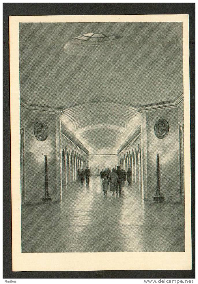 USSR RUSSIA LENINGRAD SUBWAY METRO, TECHNOLOGICAL INSTITUTE STATION,  OLD POSTCARD 1960 - Métro