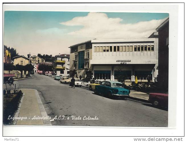 Basilicata LAGONEGRO Potenza Autostello ACI Viale Colombo 1969 Viaggiata - Autres & Non Classés