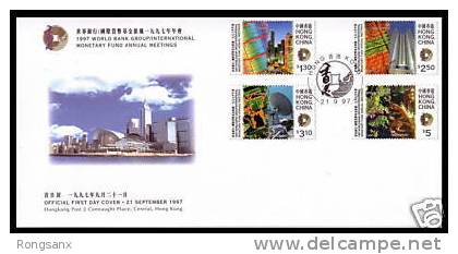 1997 HONG KONG World Bank/IMF Annual Meetings FDC - FDC