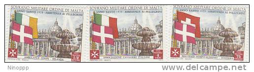 SMOM-1975 Holy Year 2nd Issue MNH - Sovrano Militare Ordine Di Malta