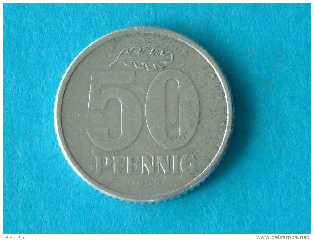 1958 A / 50 PFENNIG KM 12.1 XF ( Photo For Details ) !! - 50 Pfennig