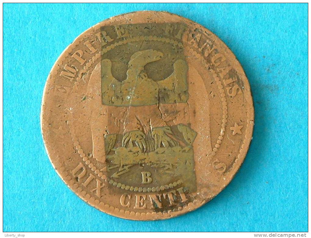 1856 B / 10 CENTIMES KM 771.2 F ( Photo For Details ) !! - Autres & Non Classés