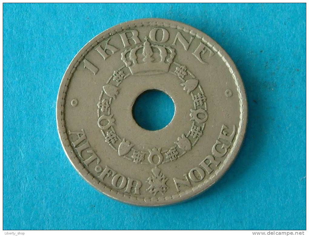 1925 - 1 KRONE / KM 385 VF ( Photo For Details ) !! - Norvège