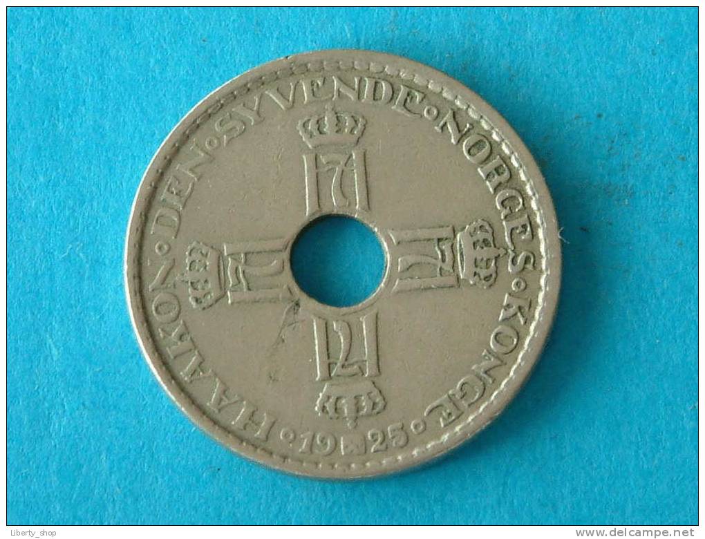 1925 - 1 KRONE / KM 385 VF ( Photo For Details ) !! - Norvège