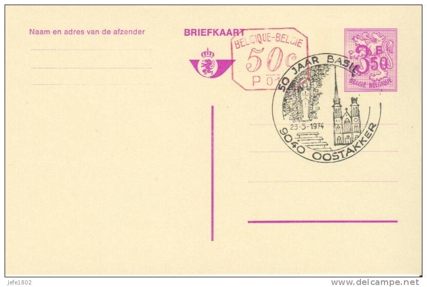 Philately - Briefkaart 3,50 F + 50 C - Cartes Postales 1951-..