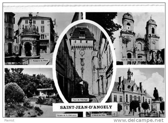 190709C CPSM Glacée Multi-vue (années 1950) - Saint-Jean-d'Angely