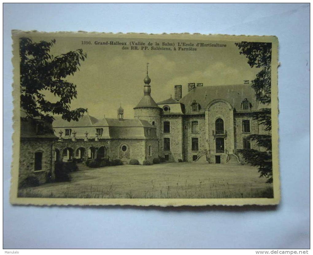 Grand-halleux - L'ecole D'horticulture Des RR. PP. Salésiens, à Farnière - Vielsalm