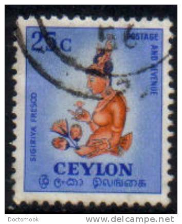 CEYLON   Scott # 322  F-VF USED - Sri Lanka (Ceylon) (1948-...)