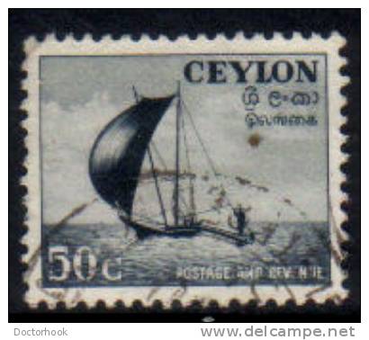 CEYLON   Scott # 324  F-VF USED - Sri Lanka (Ceylan) (1948-...)