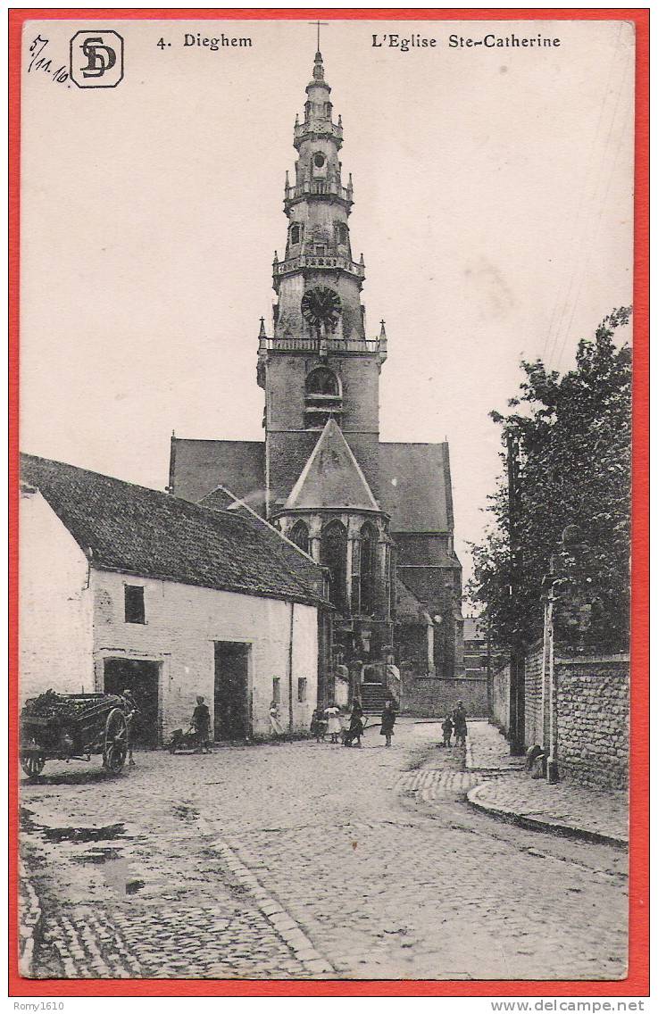 DIEGEM/ DIEGHEM -  L´Eglise Ste Catherine. N°4. - Diegem