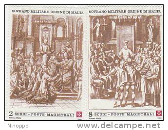 SMOM-1990 Solennita' Dell'Ordine 355-356 Set MNH - Malta (Orde Van)