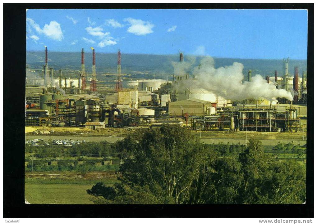 S312 CARTOLINA ILLUSTRATA SICILIA CALTANISSETTA GELA STABILIMENTO PETROLCHIMICO ANIC FG.V. - Gela