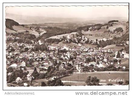 29957)cartolina Illustratoria Wald - Panorama Aereo - Wald