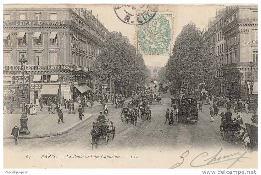 CPA PARIS - BOULEVARD DES CAPUCINES - Arrondissement: 02