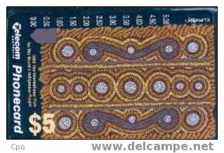 # AUSTRALIA 54 Indigenous People - Creation Of Life 5 Anritsu   Tres Bon Etat - Australie