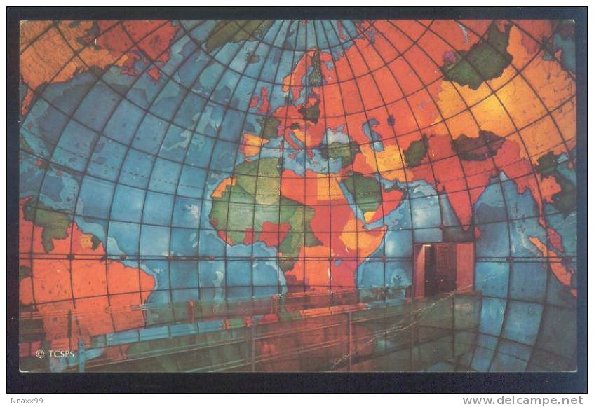 USA - Mapparium -- Eastern Hemisphere, Boston, Massachusetts State - Boston