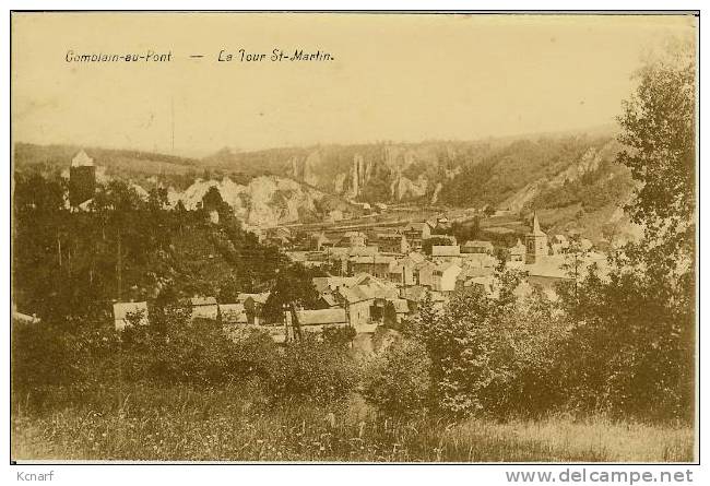 CP De COMBLAIN-AU-PONT " La Tour St-Martin " Avec Griffe De RIVAGE . - Comblain-au-Pont