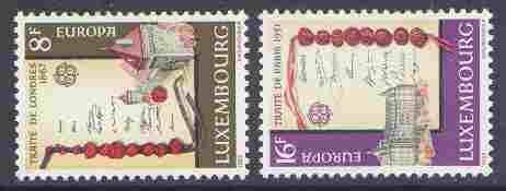 CEPT / Europa 1982 Luxembourg N° 1002 Et 1003 ** Faits Historiques - Histoire - 1982