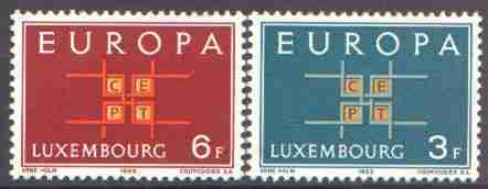 CEPT / Europa 1963 Luxembourg N° 634 Et 635 ** - 1963