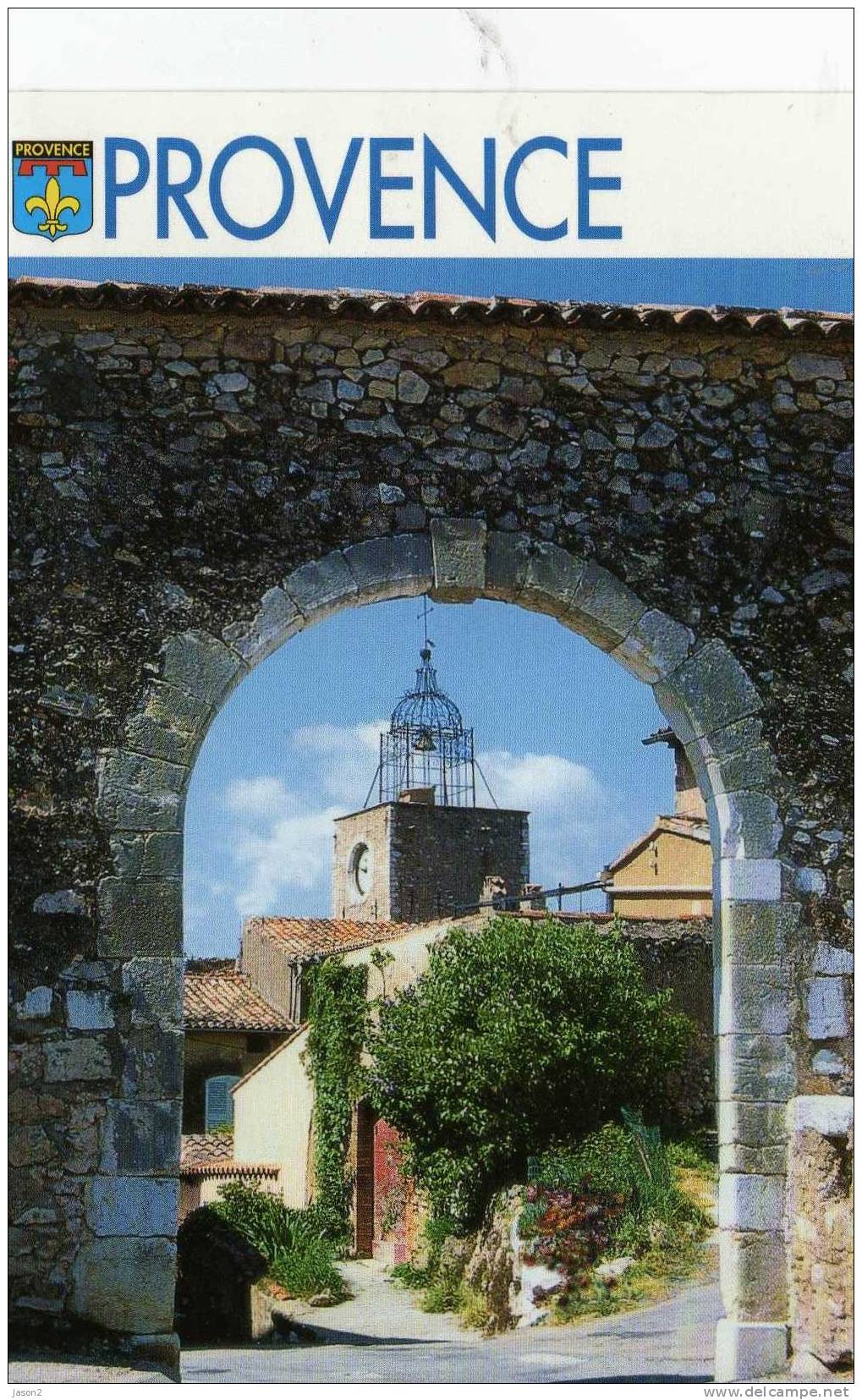 Cpm AUPS( L'eglise, Le Portail) - Aups