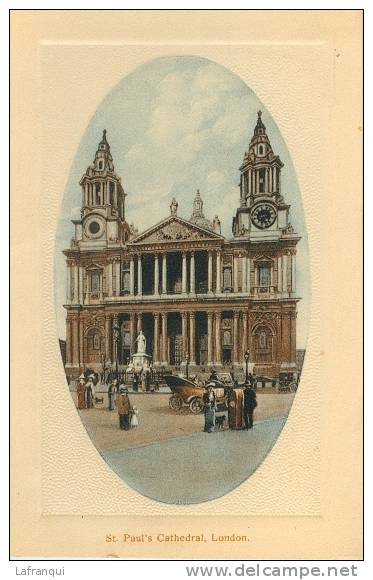 ILLUSTRATEUR RAPHAEL TUCK-oilette -ref 191-st Paul S Cathedral London   - Carte Bon Etat - - Tuck, Raphael