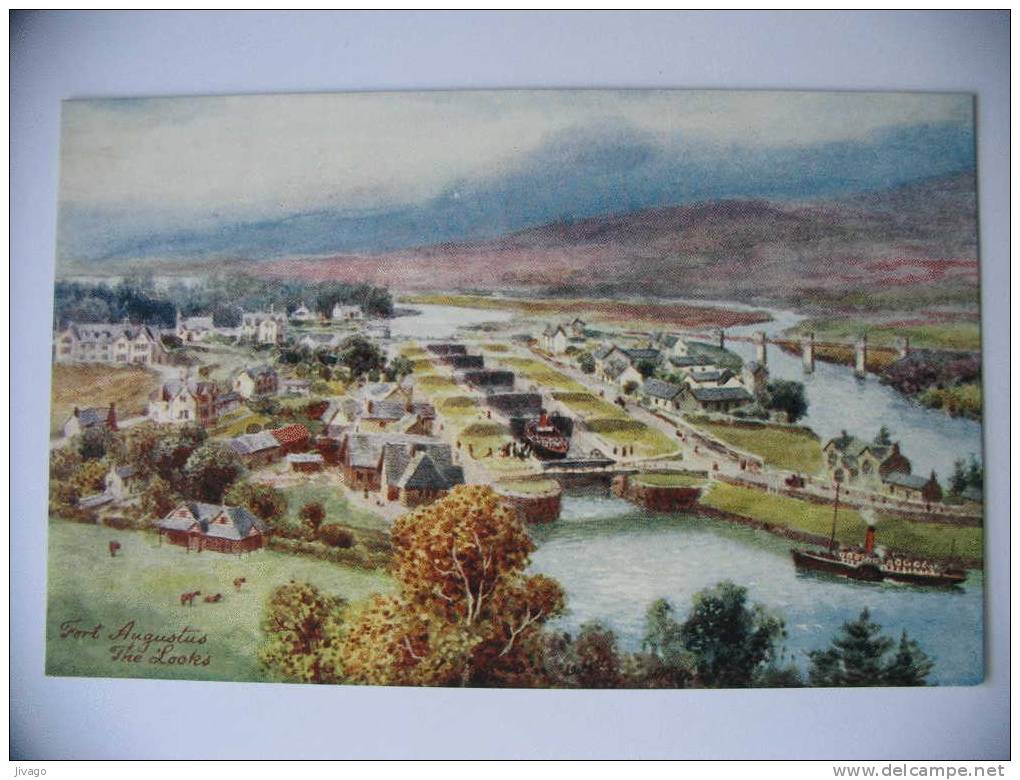 Raphael TUCK & Sons´  "OILETTE"  :   Fort Augustus  "The Looks"   By H.B. Wimbush - Inverness-shire
