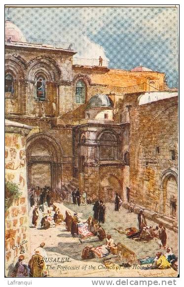 ILLUSTRATEUR RAPHAEL TUCK-oilette -ref 135-the Holy Land -jerusalem   - Carte Bon Etat - - Tuck, Raphael