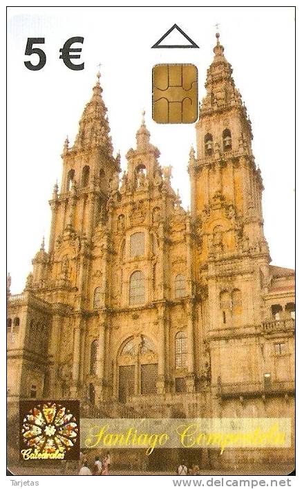 ¡¡NOVEDAD!!  TARJETA DE ESPAÑA DE LA CATEDRAL DE SANTIAGO DE COMPOSTELA DEL 2/09 - Cultura