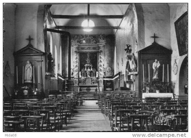 77. VILLERS SAINT GEORGES.   INTERIEUR DE L'EGLISE. - Villiers Saint Georges