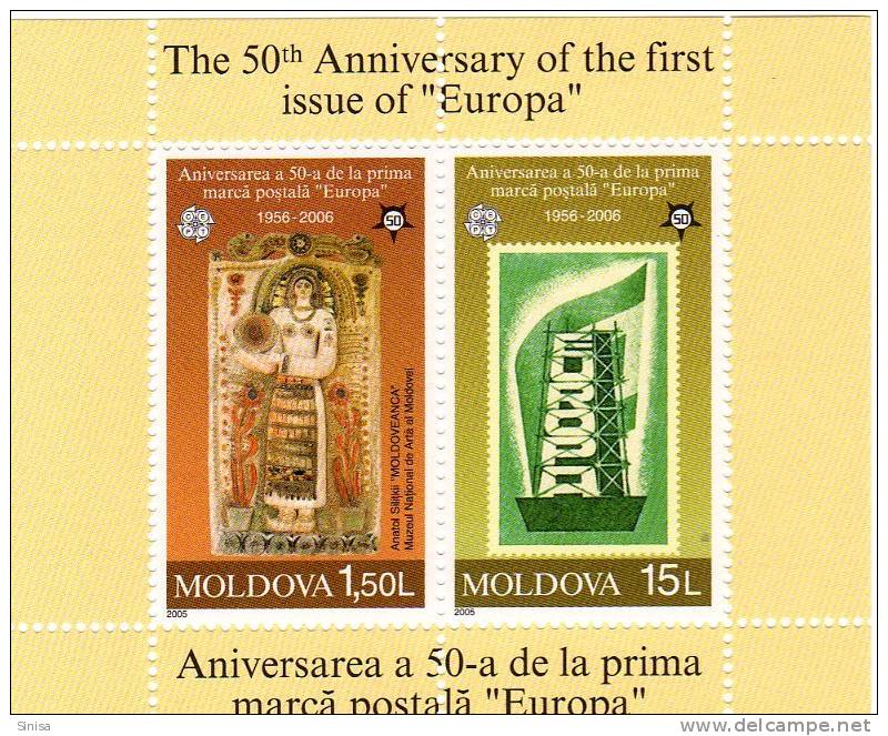 Moldova / The 50th Anniversary Of First Europa Cept Stamp - 2005