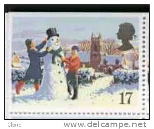 GB - LX1** £3.40 - "Snowman Design" - 20 X 1526a (SG)  - 13 Nov. 1990. - Cuadernillos