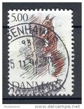 Denmark 1994 Mi. 1088  5.00 Kr  Native Animals Einheimische Tiere Squirrel Eichhörnchen - Oblitérés