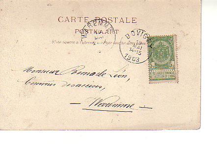 Cpa 1903 Vielsalm Pont De Tienne-Messe - Ponts