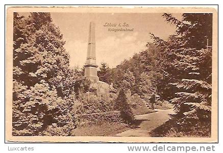 LÖBAU I. SA.  KRIEGERDENKMAL. - Loebau