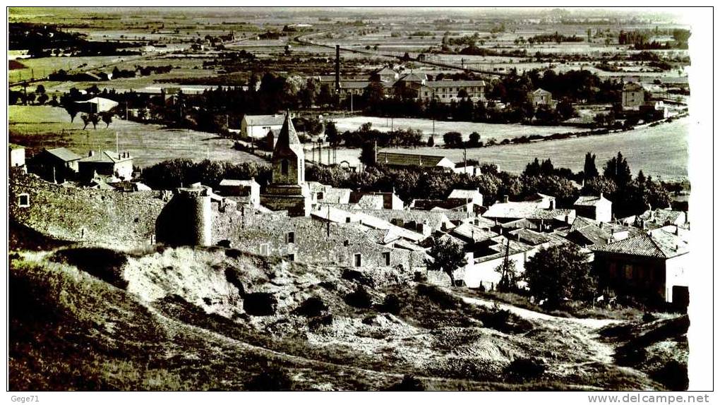 Donzere - Les Remparts Et La Plaine - Donzere