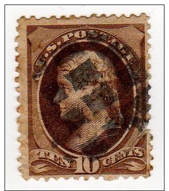 Scott 150 Jefferson 1870 - 10c. Used - Usati