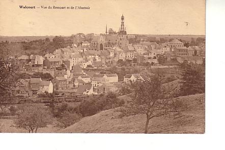 Cpa 1933 Walcourt : Vue Du Rempart De L´ Abattoir - Walcourt