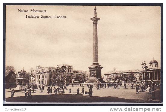 ANGLETERRE - London - Nelson Monument, Trafalgar Square - Trafalgar Square