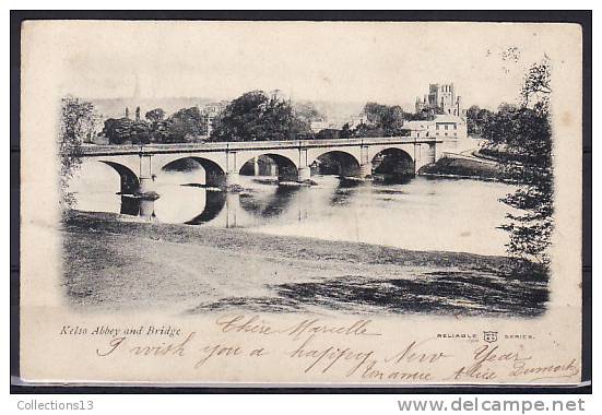 ANGLETERRE - Kelso Abbey And Bridge - Roxburghshire