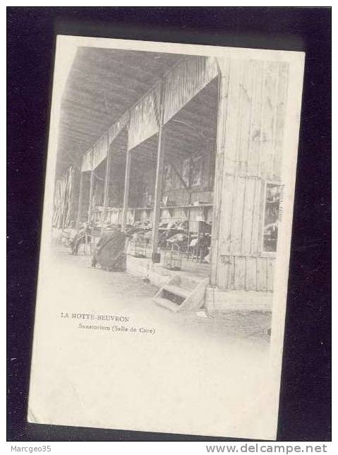 Lamotte-beuvron Sanatorium Salle De Cure Pas D'édit. Animée Belle Carte Précurseur - Lamotte Beuvron