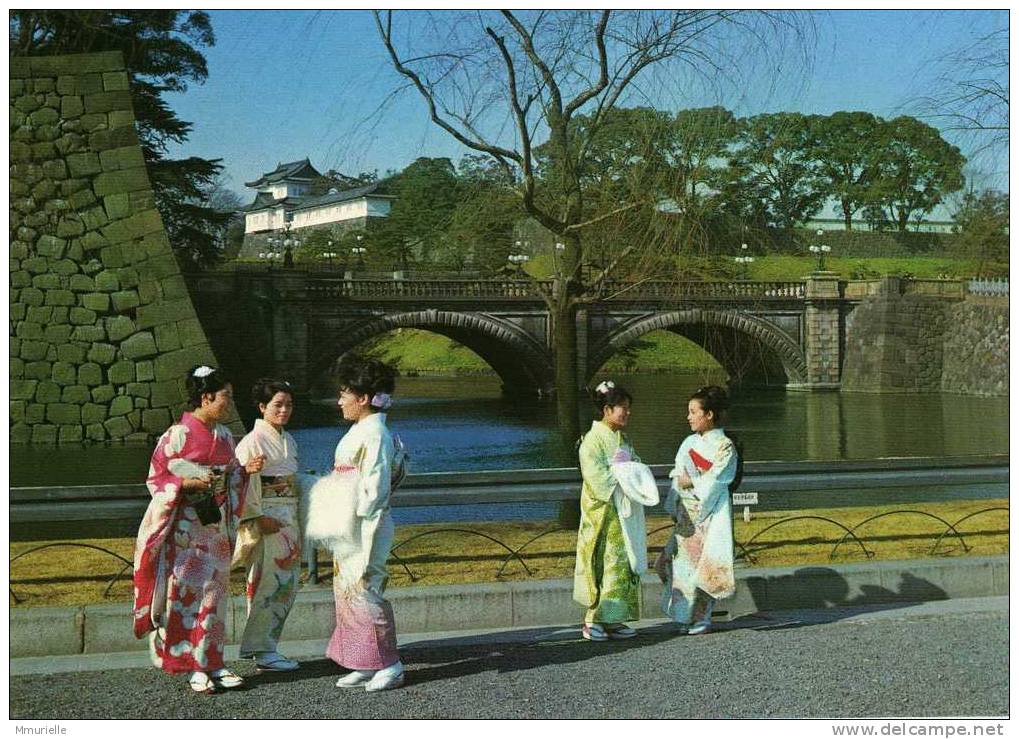 JAPON-NIJYUBASHI (Double Bridge) Palais Impérial-MB - Hiroshima