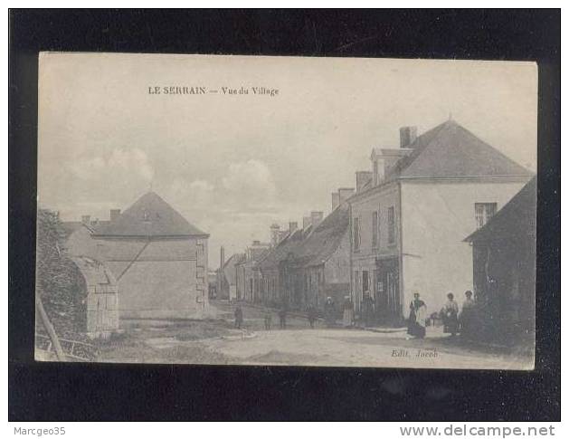 Le Serrain Vue Du Village (semblançay ) édit.jacob Animée  Belle Carte - Semblançay