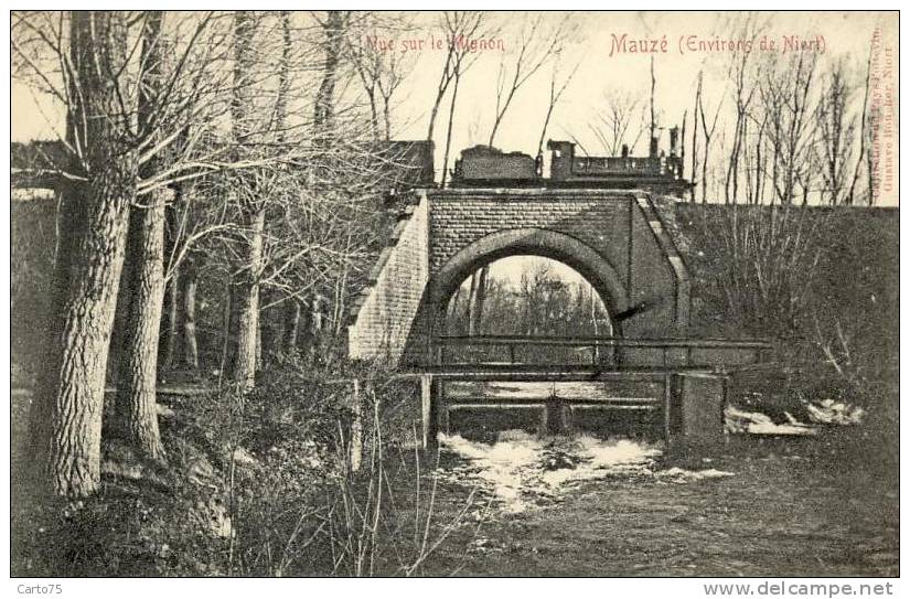 Mauzé 79 - Barrage Ecluse - Train Chemin De Fer - Architecture Pont - Mauze Sur Le Mignon