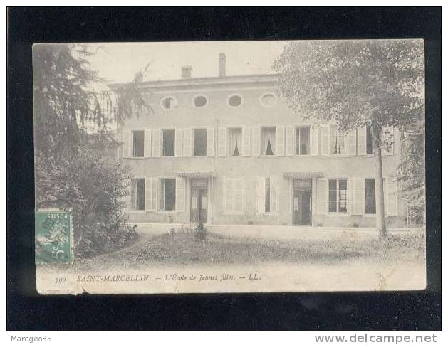 Saint Marcellin L'école De Jeunes Filles édit.LL N° 790 Voir état Belle Carte - Saint-Marcellin