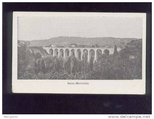 Saint Marcellin Le Viaduc Pas D'édit. Ligne Du Chemin De Fer Belle Carte - Saint-Marcellin