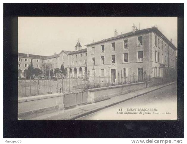 Saint Marcellinécole Supérieure De Jeunes Filles édit.LL N°11  Belle Carte - Saint-Marcellin