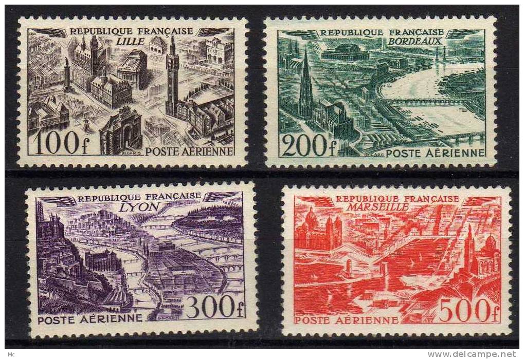 France PA N°  24 / 27 Luxe ** - 1927-1959 Ungebraucht